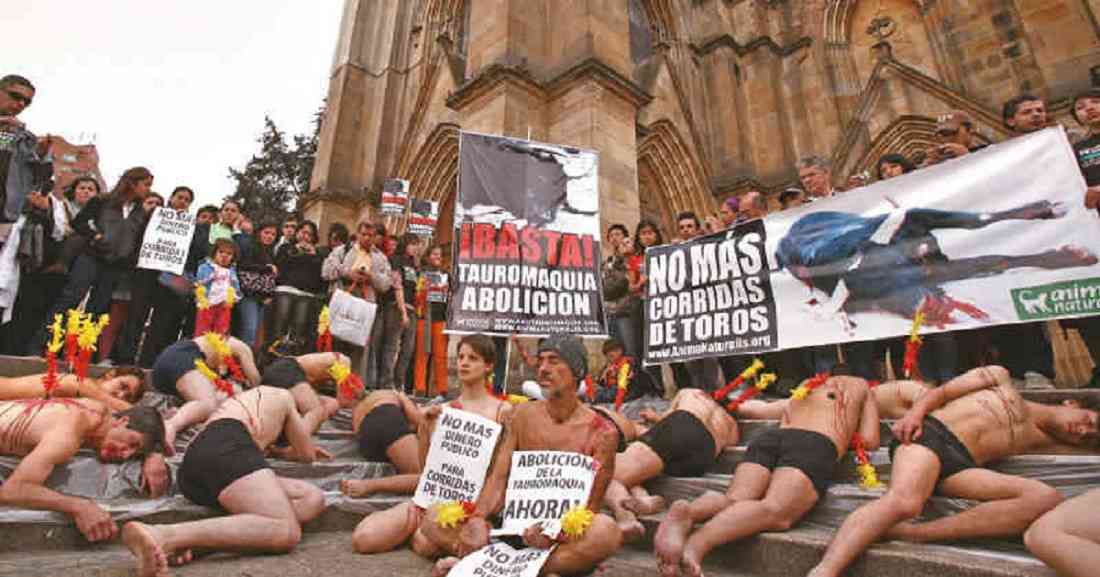 Antitaurinos alistan protestas ante el inicio de las corridas de toros