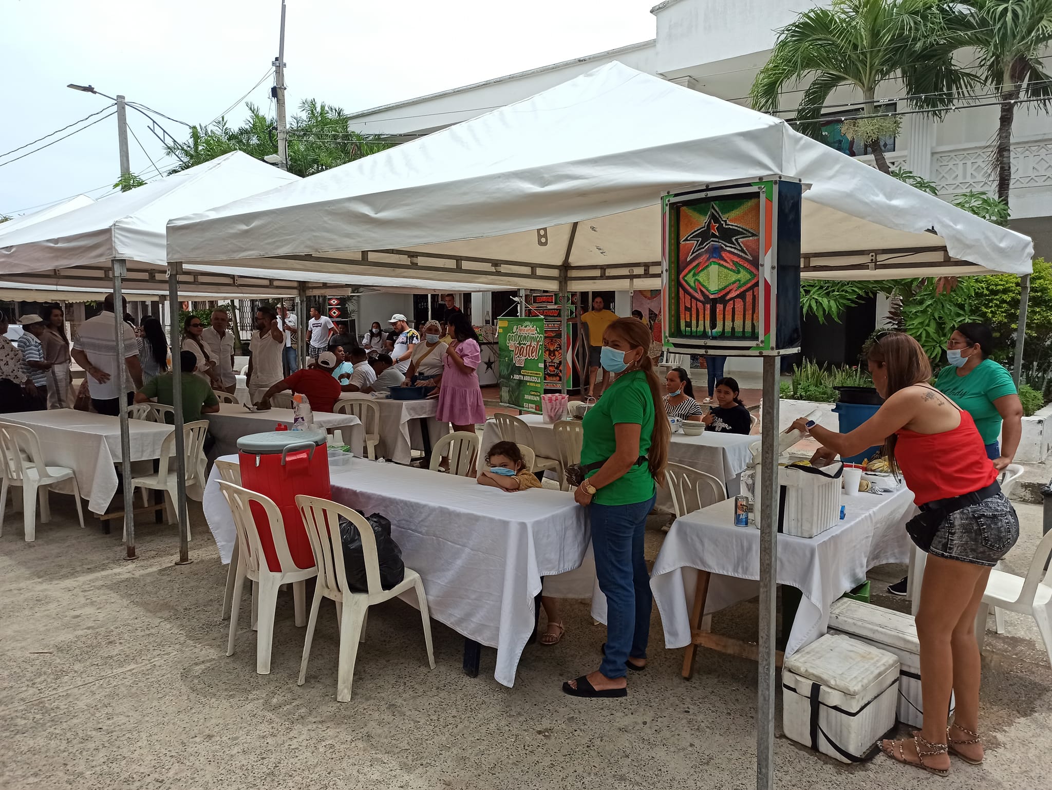 Imagen durante las fiestas patronales de Juan de Acosta en Atlántico