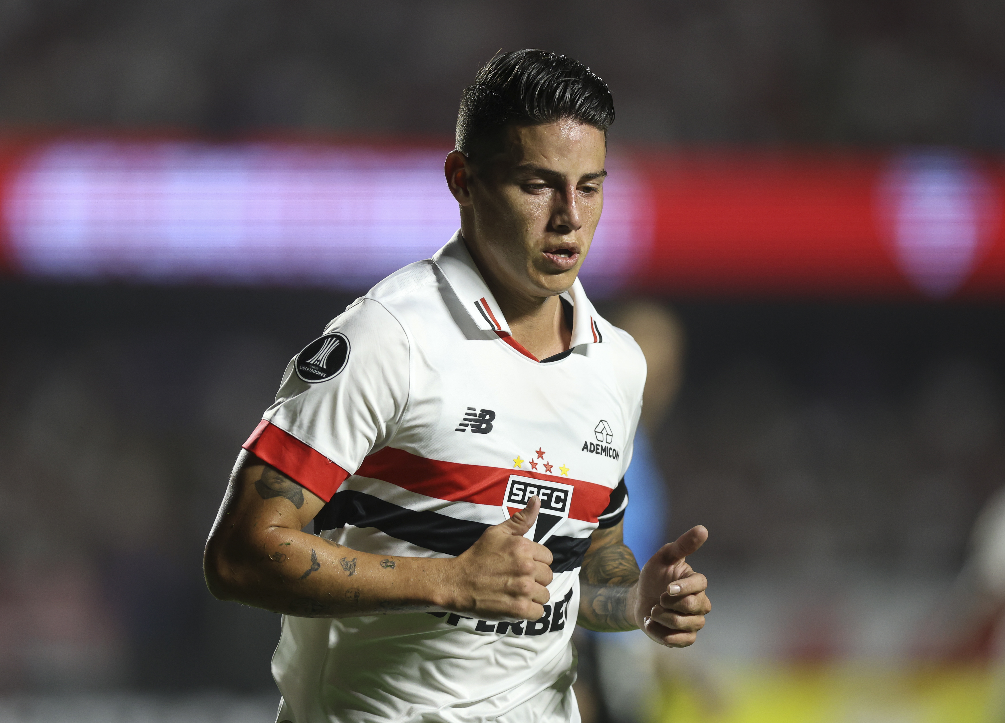 James Rodríguez se fue de Sao Paulo en agosto