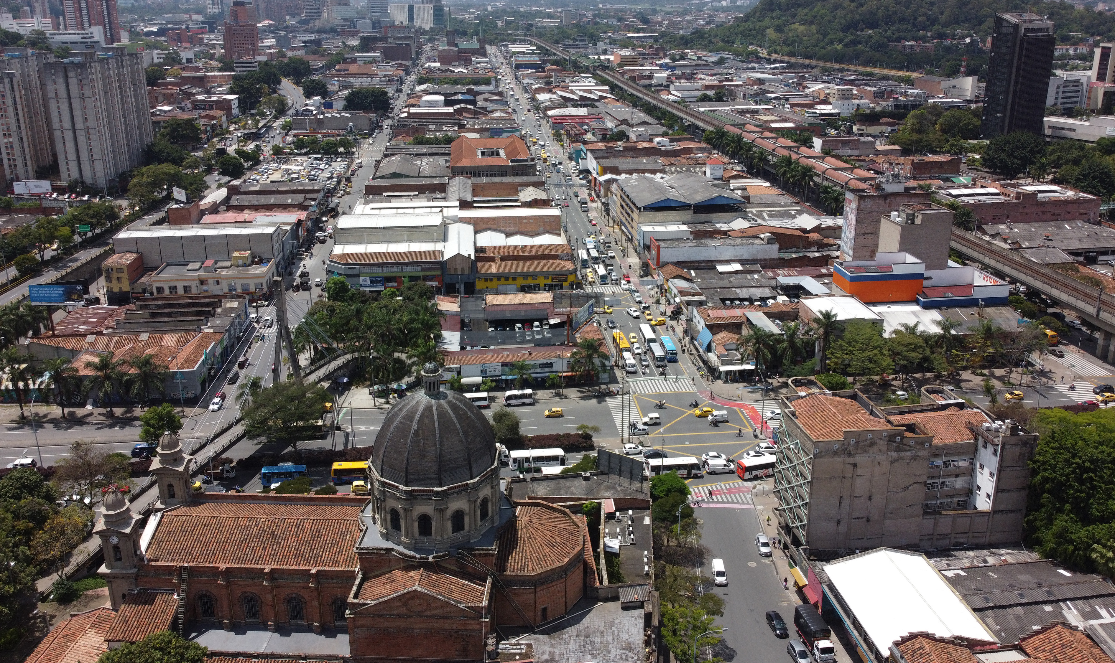 Panorámica del Centro de Medellín