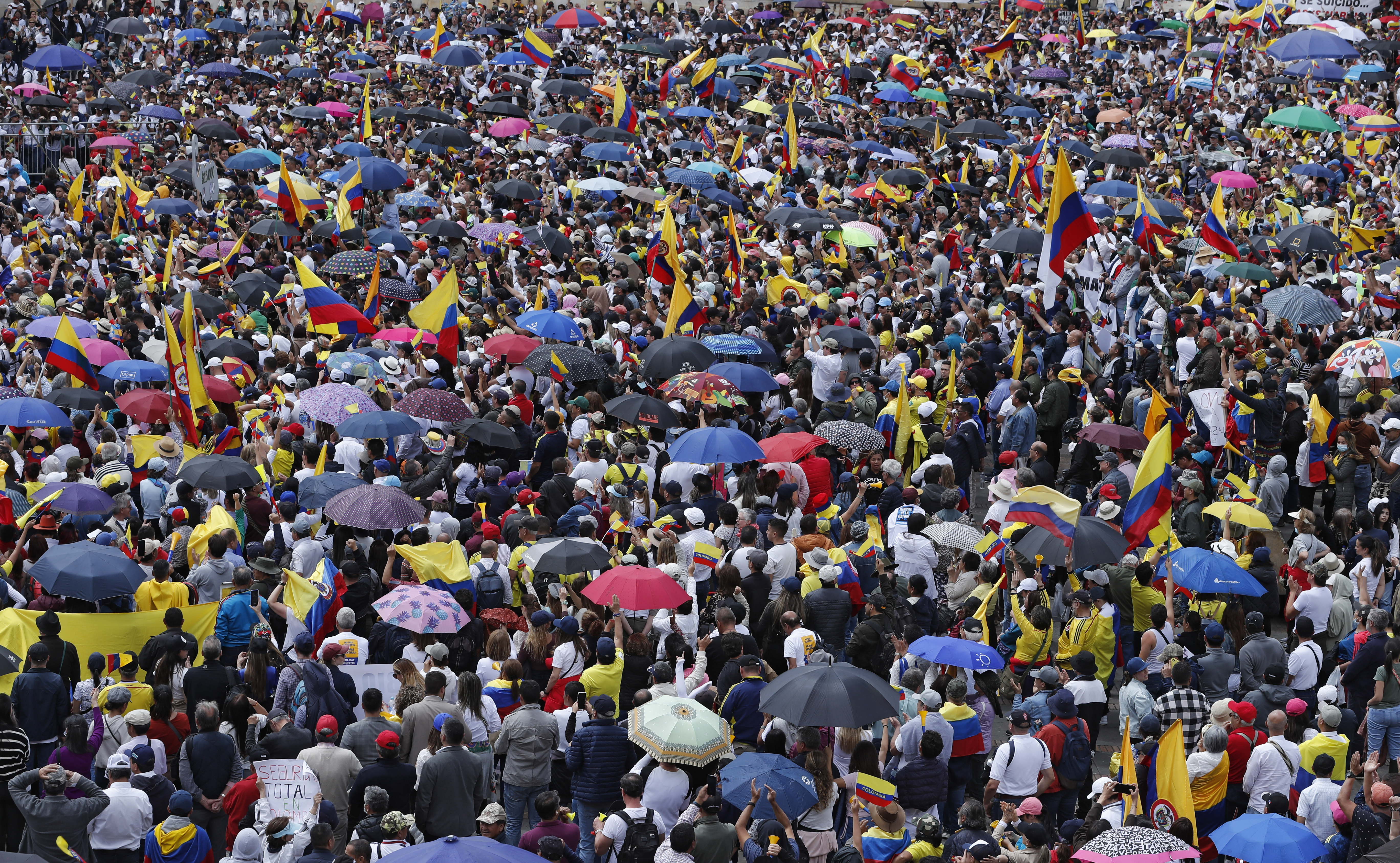 Marcha de la Mayoría en contra de las reformas  del gobierno del presidente Gustavo Petro