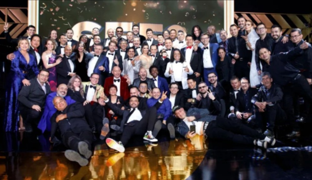 Integrantes de Sábados Felices durante la celebración de los 50 años.