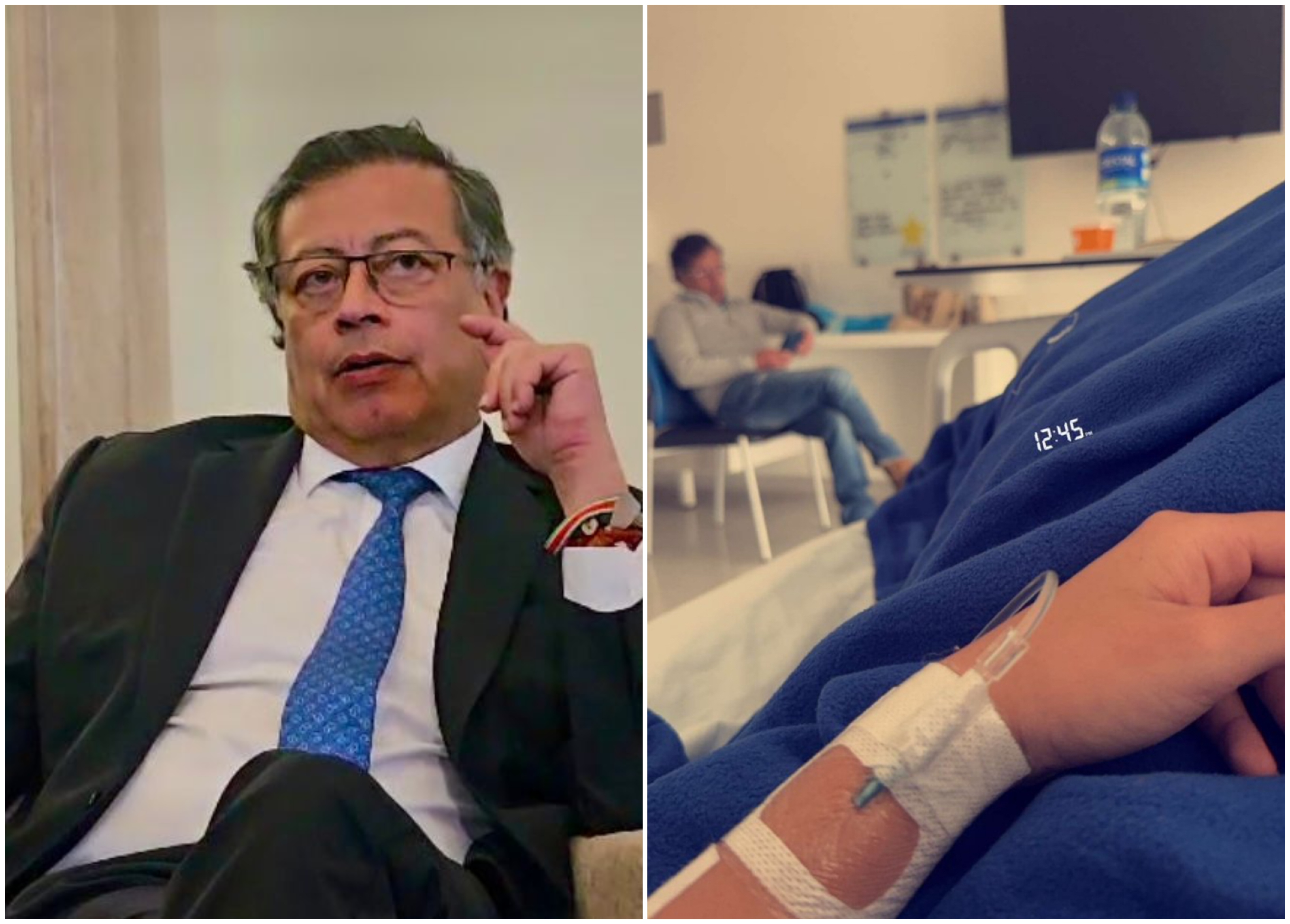 Gustavo Petro compartió foto sobre visita a su hija Antonella en una clínica