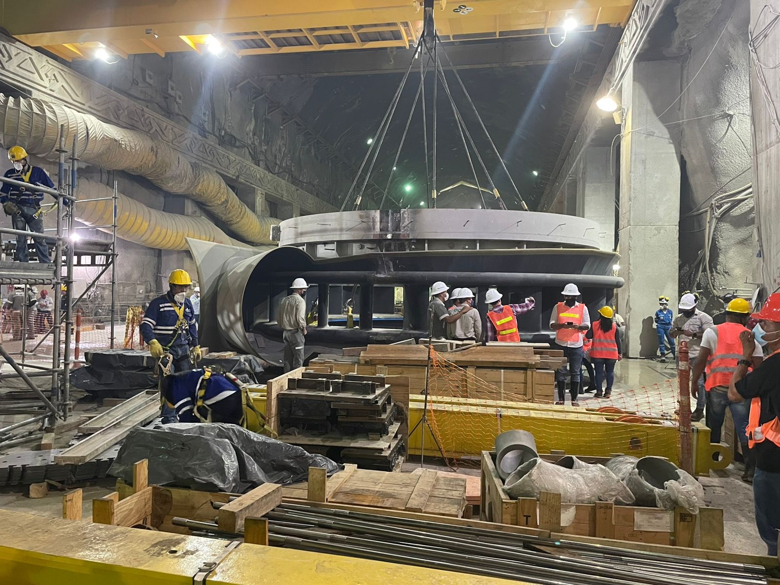 Obras en Hidroituango. Foto: SEMANA