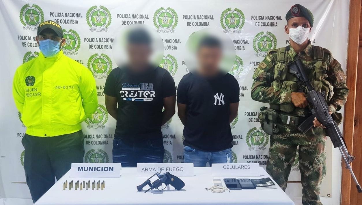 Dos sujetos fueron capturados señalados de pertenecer al Clan del Golfo.