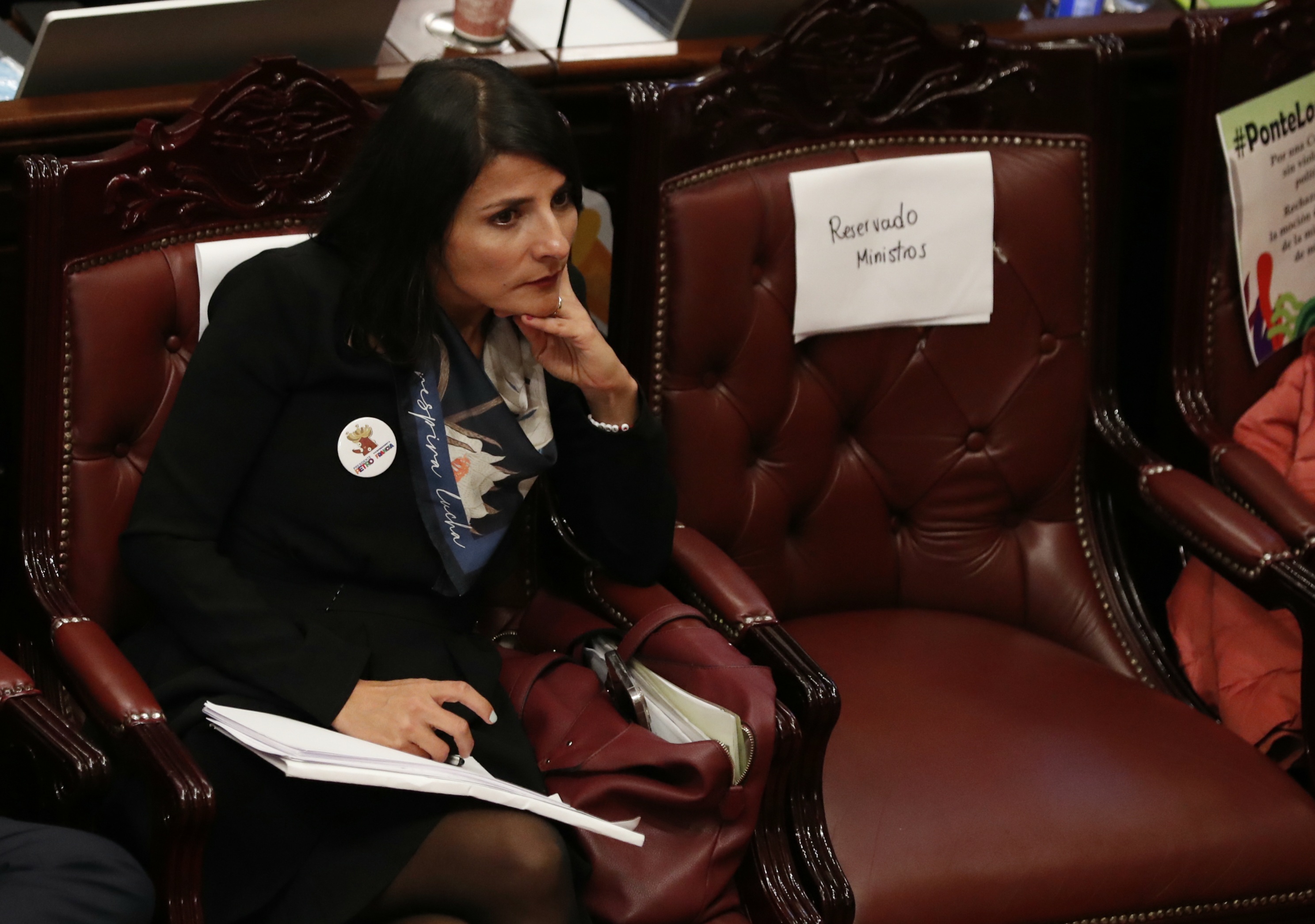 Moción de Censura Ministra de Minas y Energía Irene Vélez en la Cámara de Representantes