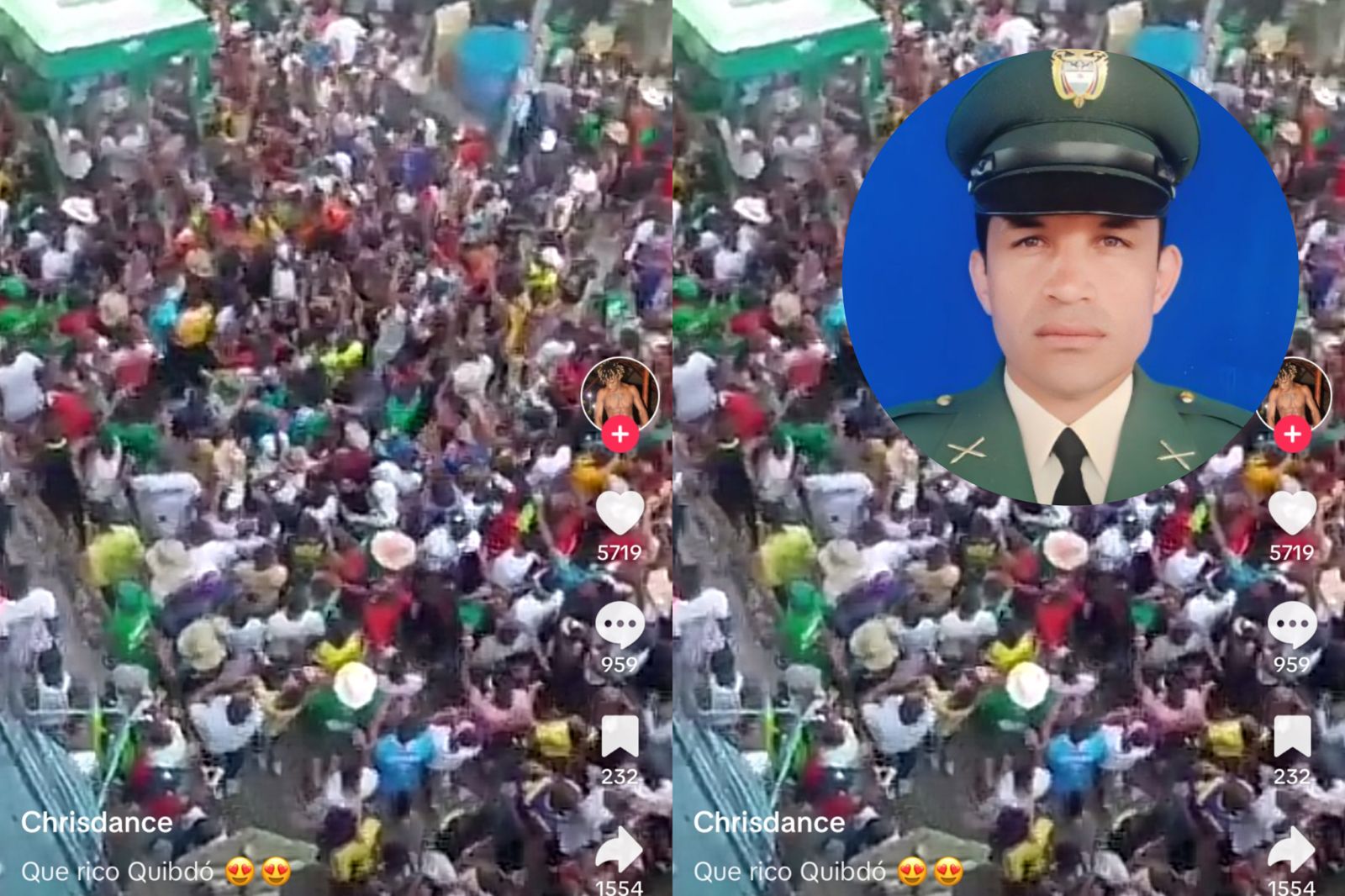 Sargento del Ejército uso video de fiestas en Quibdó para decir que eran en favor al presidente Petro