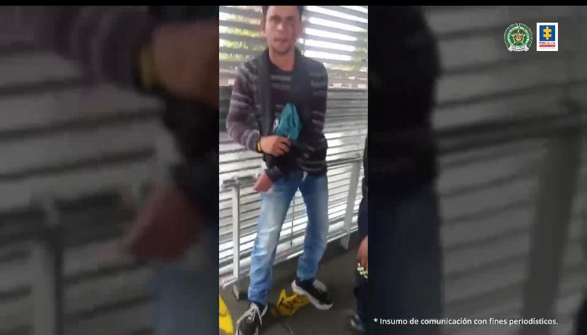 Daniel Esteban Torres, presunto responsable de agredir sexualmente a una menor de edad en un bus de Transmilenio.