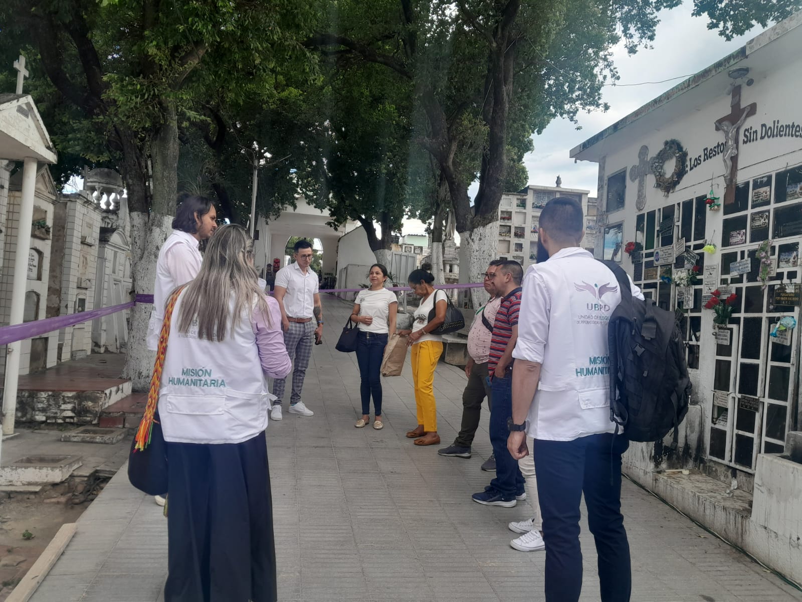 En el cementerio se adelanta una  intervención forense de la Unidad de Búsqueda de Personas Dadas por Desaparecidas.