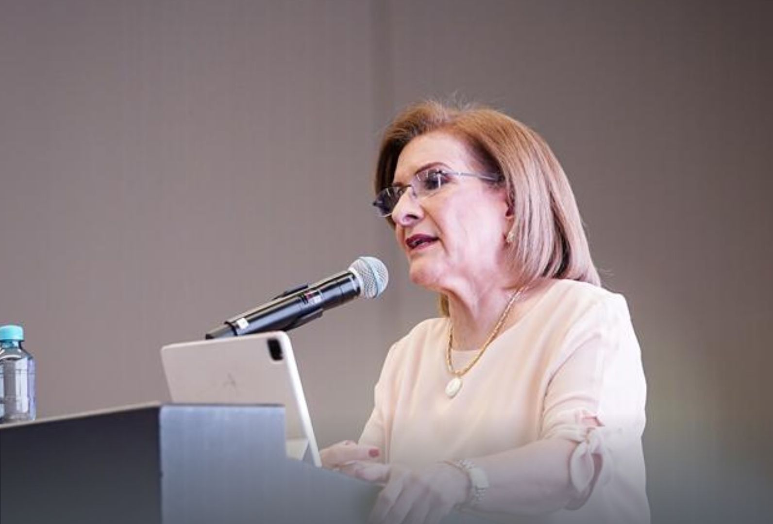 Procuradora general, Margarita Cabello, durante la inauguración del III Congreso de Justicia Transicional