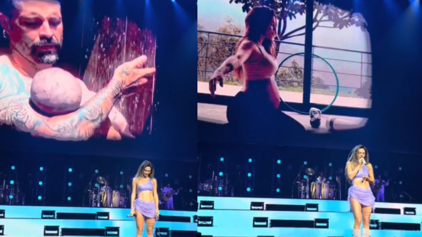 Greeicy Rendón dedica canción inédita a su hijo Kai durante concierto en Bogotá