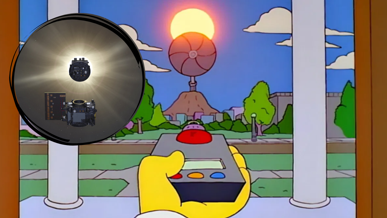 La ESA lleva a cabo un proyecto que simula eclipses solares, similar al plan del Sr. Burns en Los Simpsons.