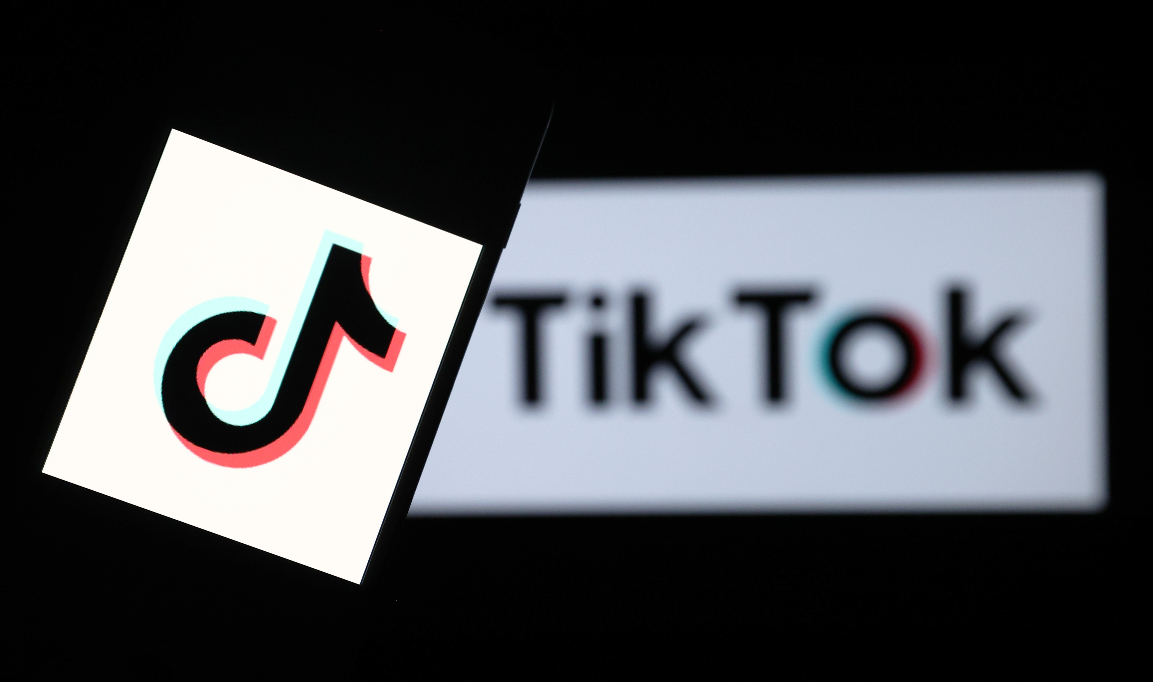 logotipo fotográfico de TikTok  (Foto de Rasit Aydogan / Agencia Anadolu a través de Getty Images).