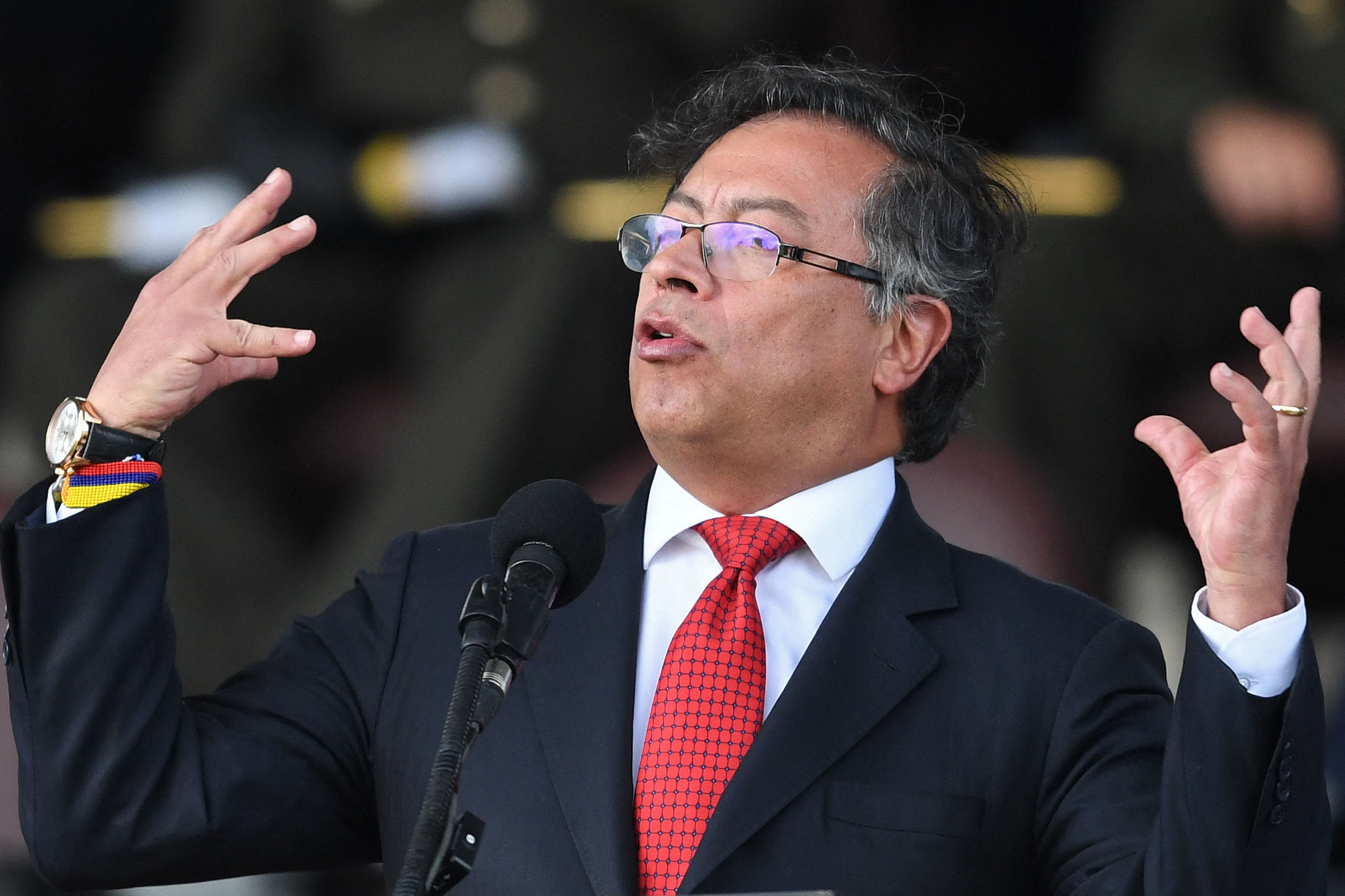 El presidente de Colombia da un cambio a la política de extradición. (Photo by DANIEL MUNOZ / AFP)