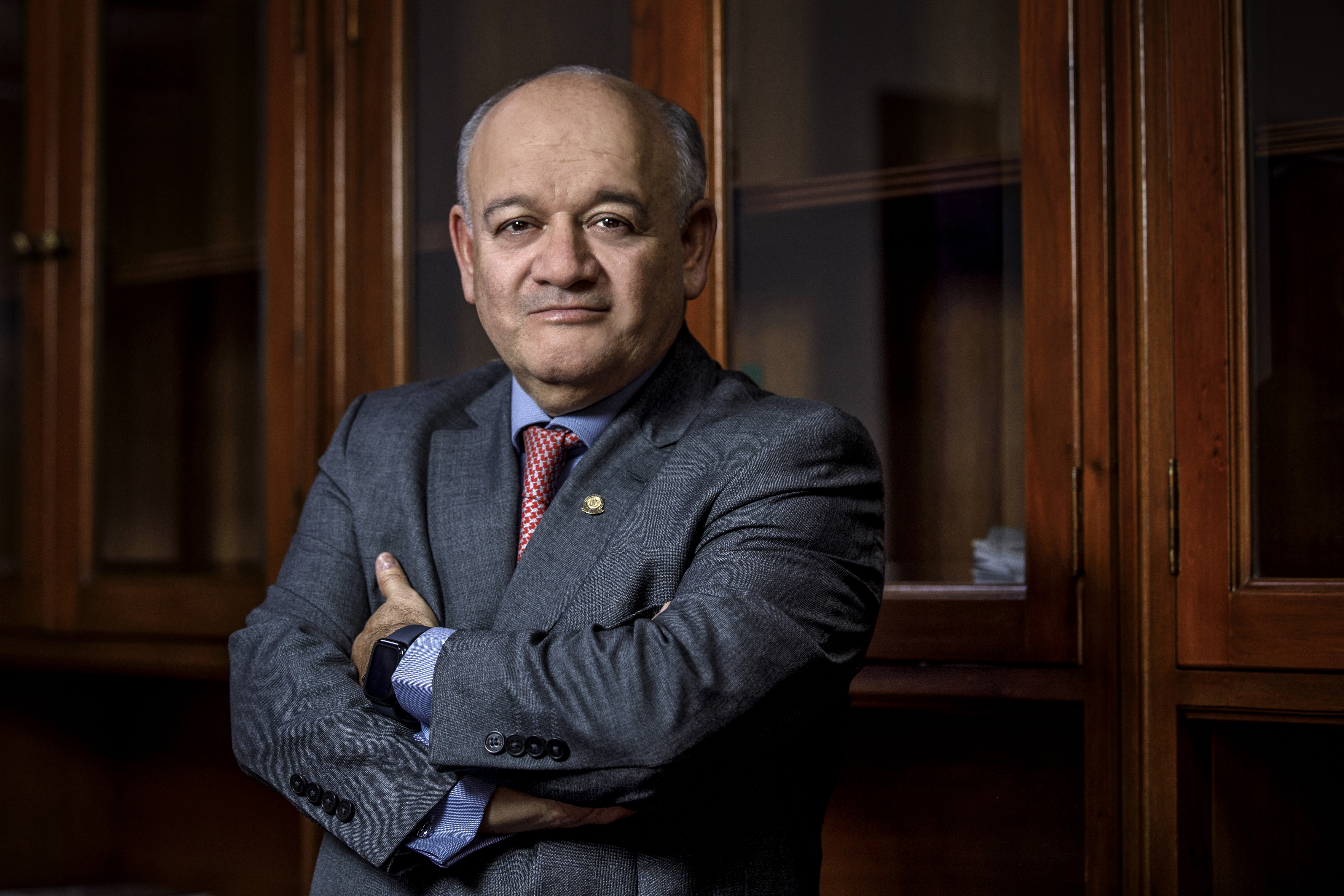 José Fernando Reyes. Presidente de la Corte Constitucional 2024.Bogotá Febrero 12 de 2024.Foto: Juan Carlos Sierra-Revista Semana.