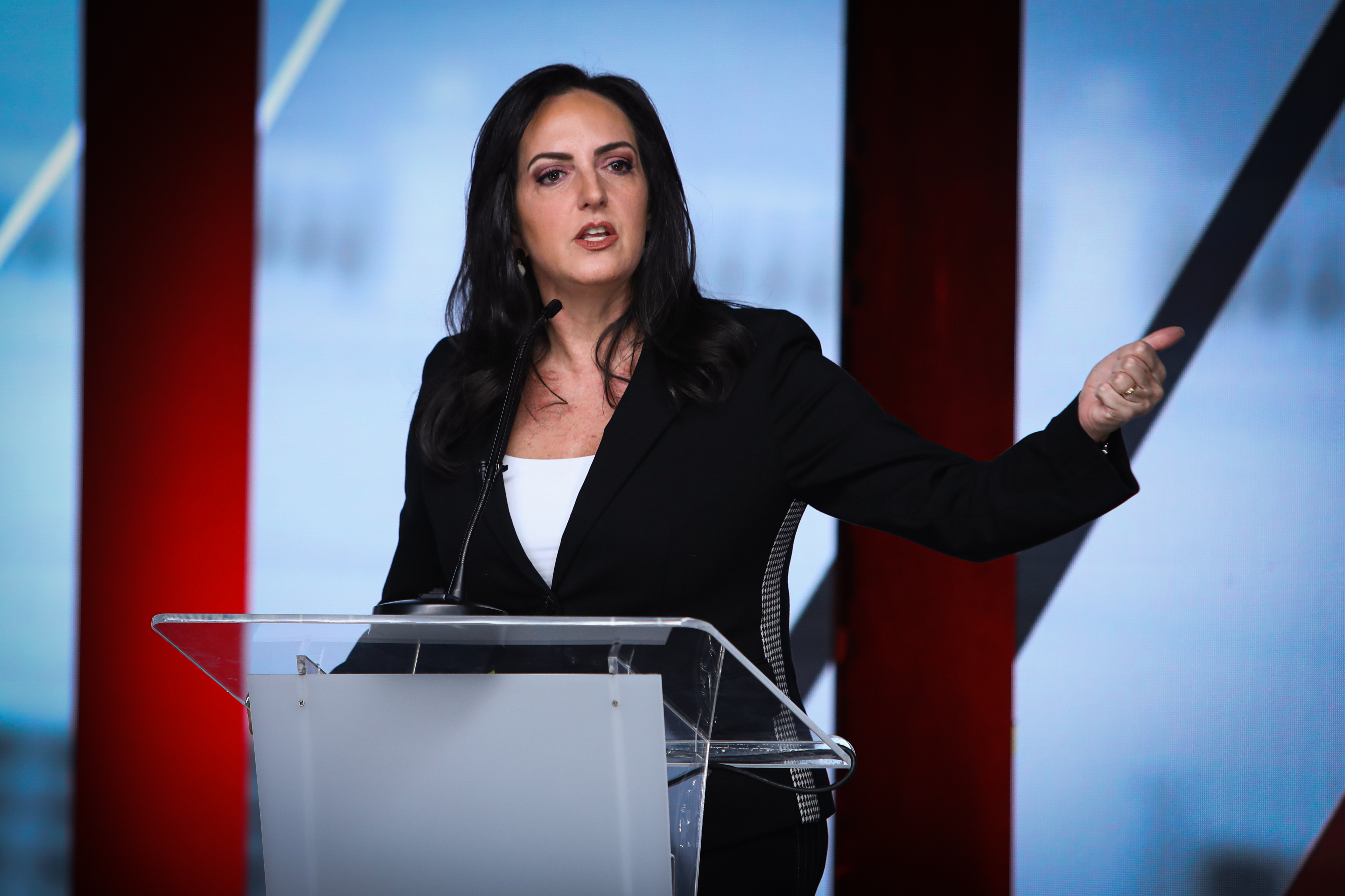 MARIA FERNANDA CABAL DEBATE CENTRO DEMOCRATICOBOGOTA , OCTUBRE 24 DE 2021FOTOGRAFA ALEXANDRA RUIZ POVEDA 