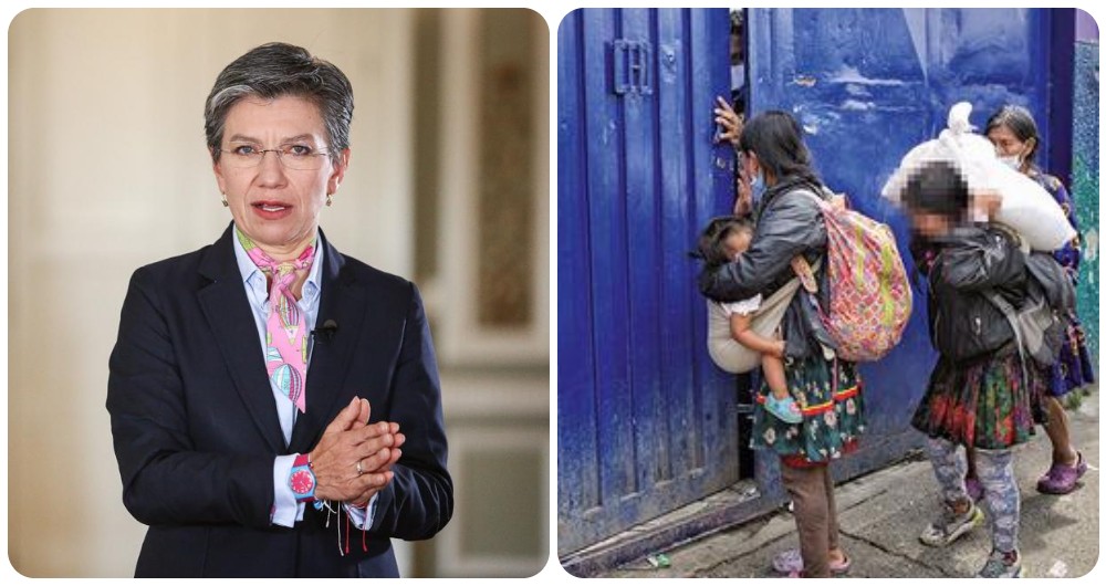 La alcaldesa Claudia López aseguró que varios hombres “líderes” emberas explotan en mendicidad a mujeres y niños, mientras se gastan las ayudas que les damos en licor.