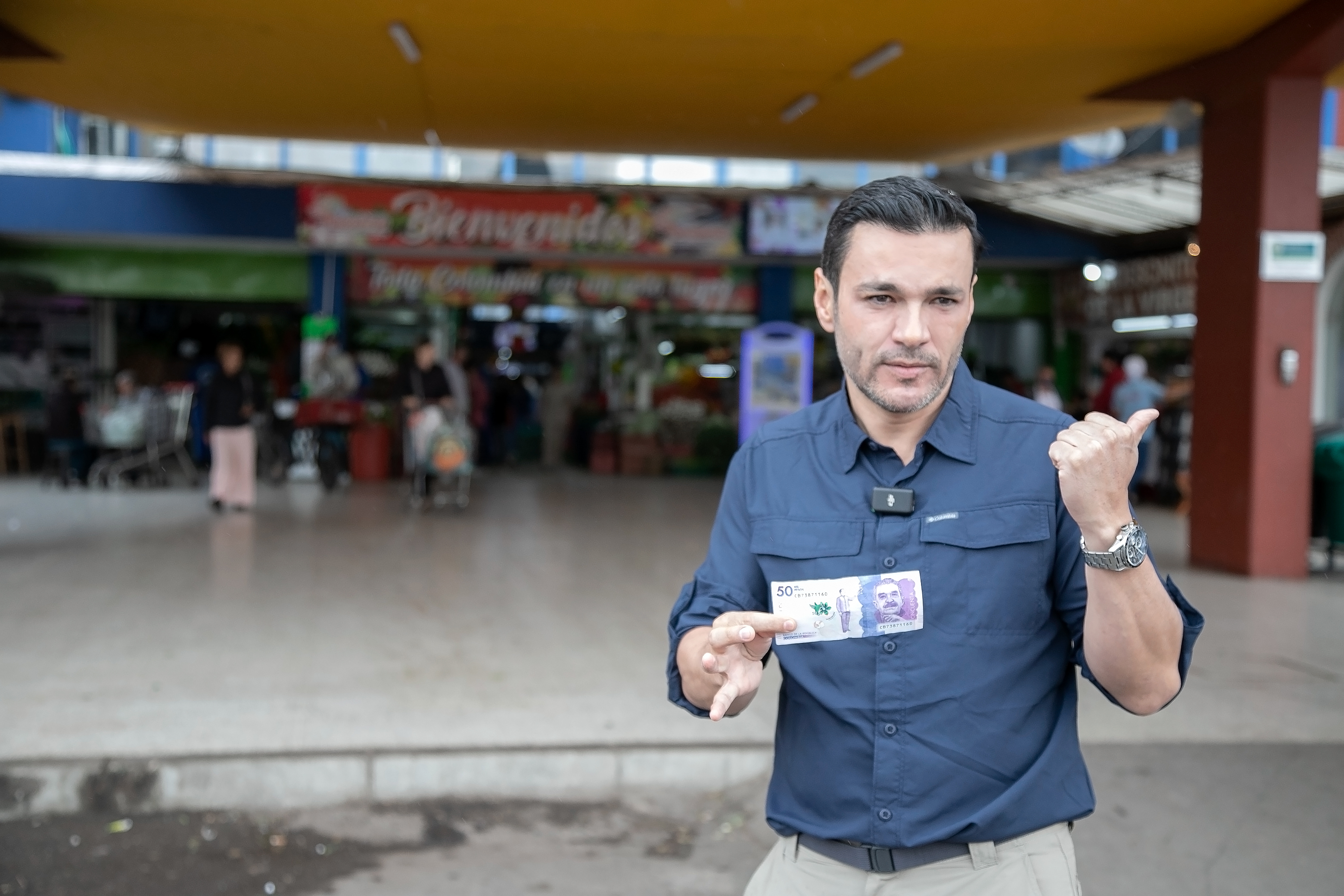 Juan Diego Alvira, 50 mil pesos