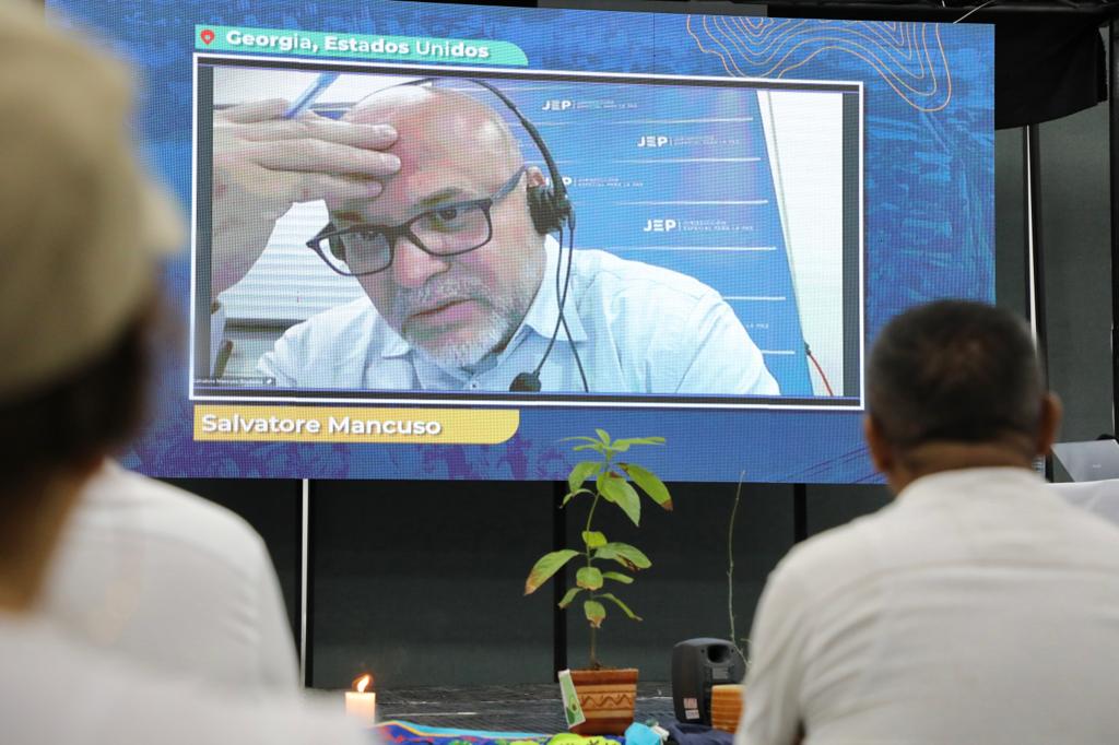 Salvatore Mancuso declaró ante la Jurisdicción Especial para la Paz.