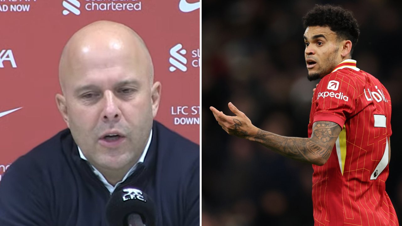 Arne Slot destacó el aporte de Luis Díaz en ataque