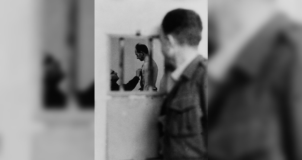 Adolf Eichmann en el examen médico antes del juicio el 12 de abril de 1961. (Foto de Keystone-France/Gamma-Keystone vía Getty Images)