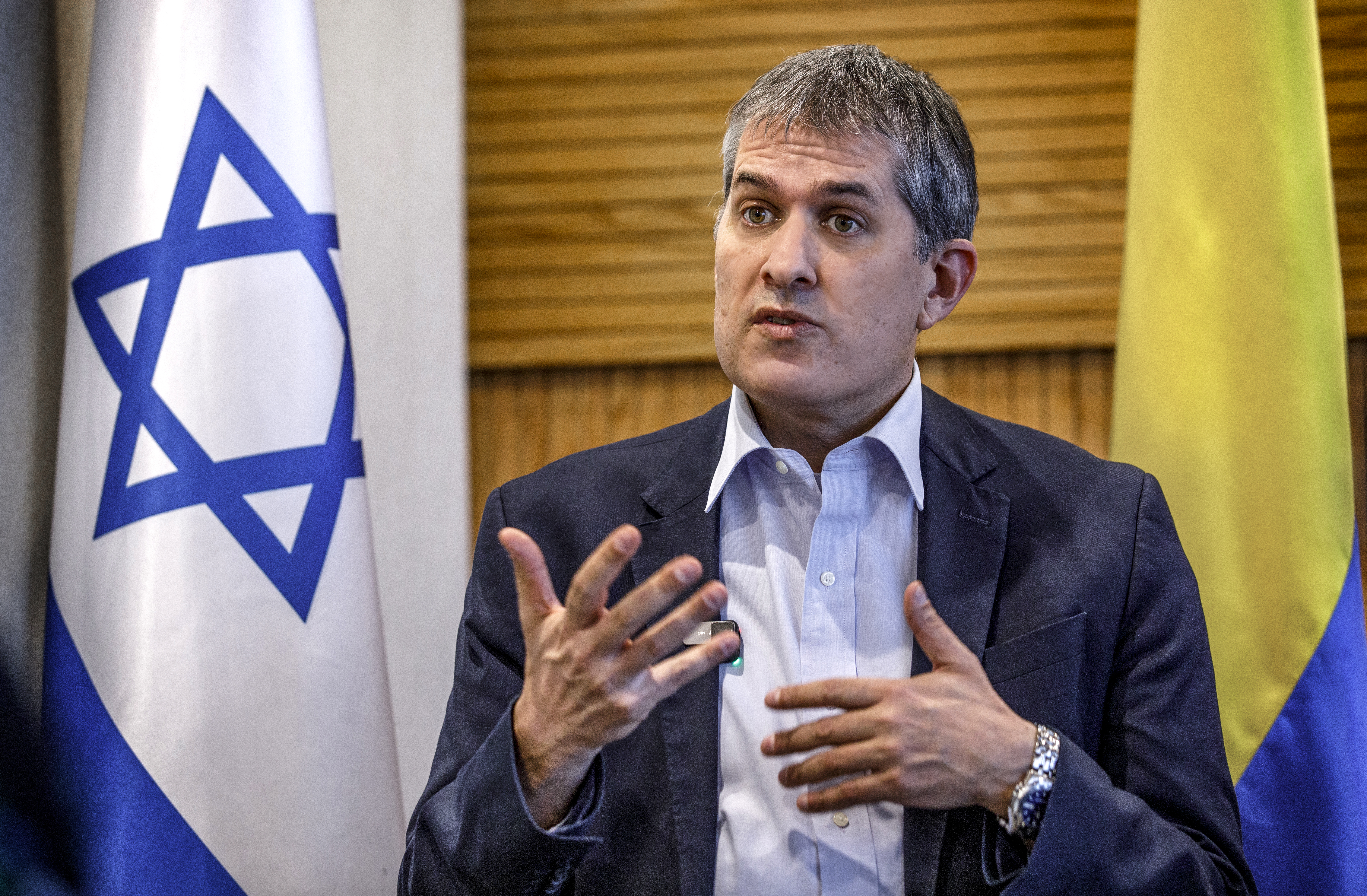 Gali Dagan. Embajador de Israel en Colombia.Bogotá Octubre 12 de 2023.Foto: Juan Carlos Sierra-Revista Semana.