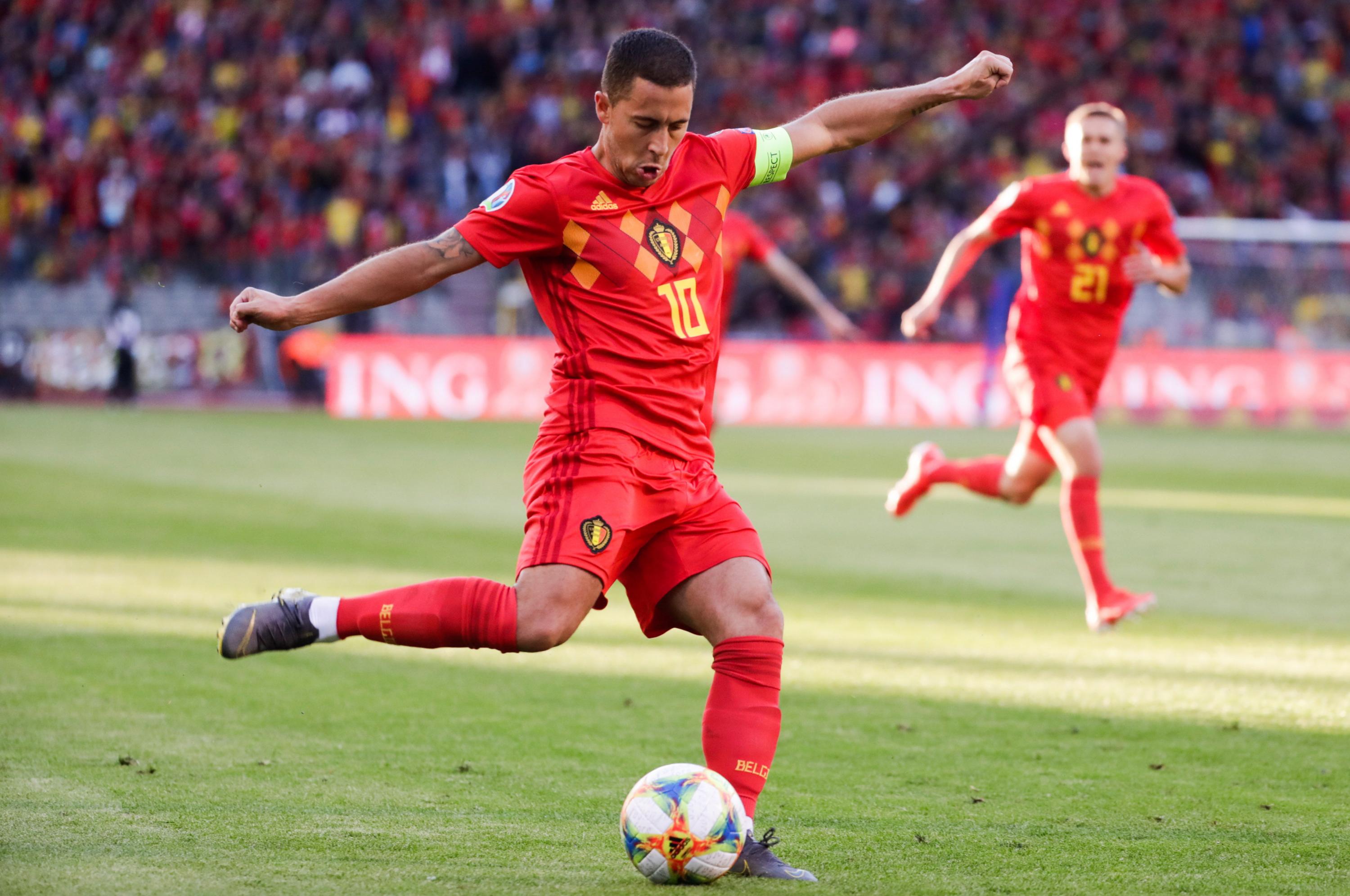 Eden Hazard, delantero de Bélgica.