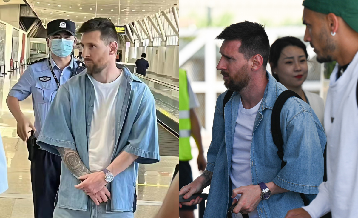 Lionel Messi fue detenido por las autoridades locales por no tener visa.