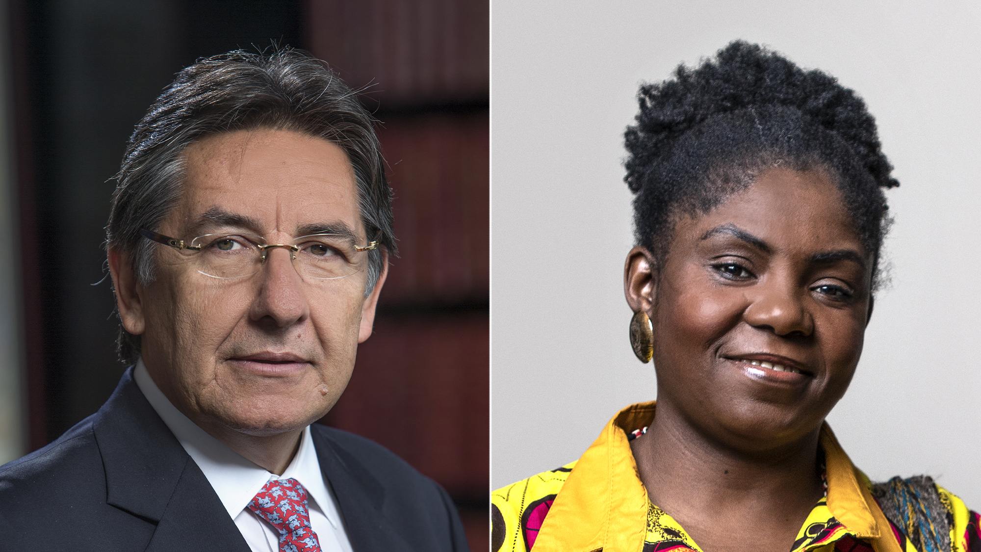 Néstor Humberto Martínez y Francia Márquez