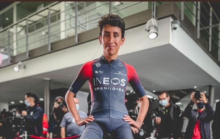 Egan Bernal estuvo en un evento masivo para los medios de comunicación