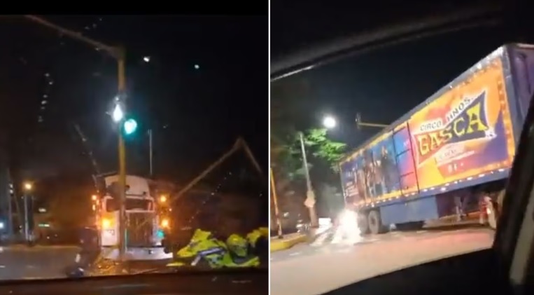 La red eléctrica también se vio afectada tras el accidente que generó la tractomula.