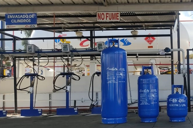 cilindros de gas licuado de petróleo (GLP)