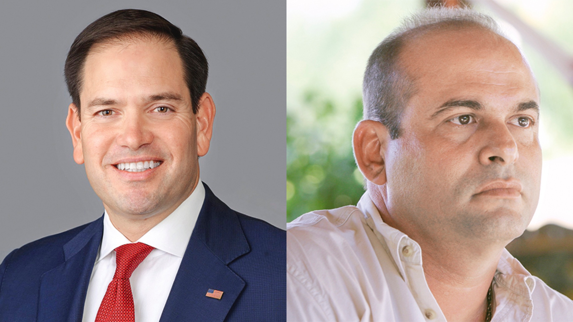 Marco Rubio y Salvatore Mancuso.