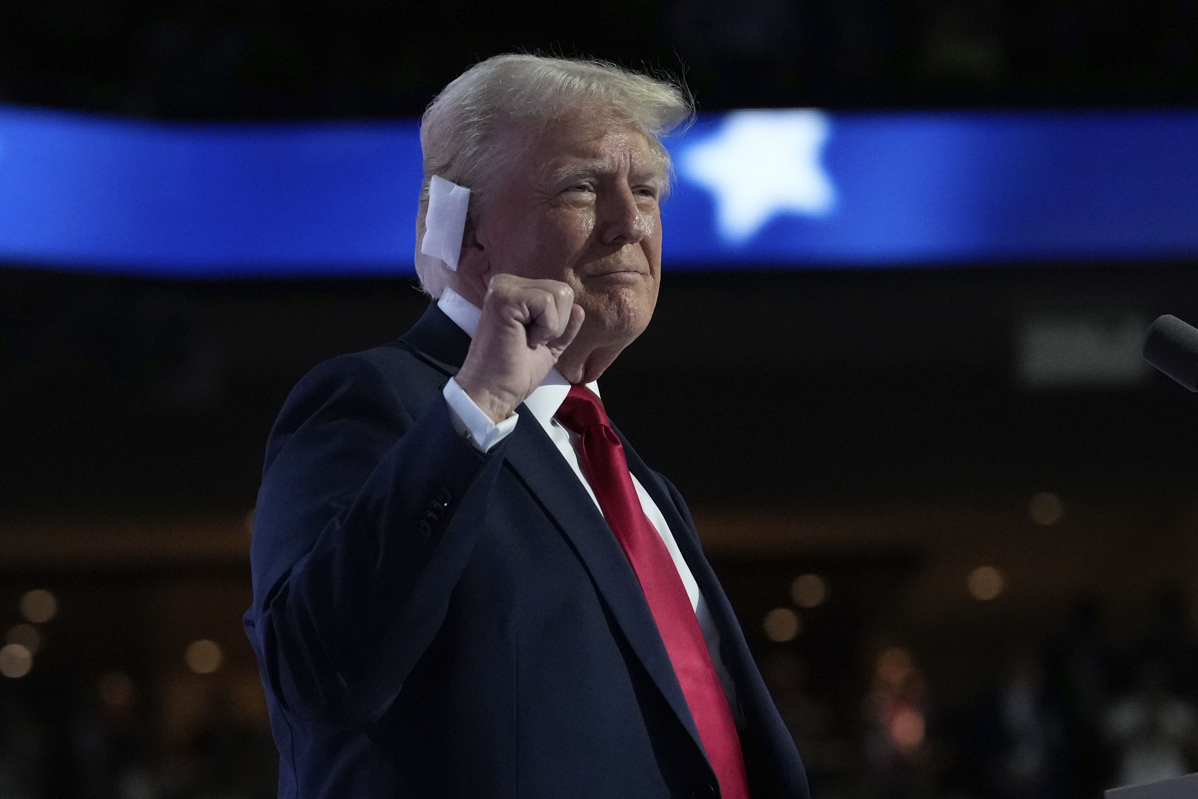 Donald Trump en la convención republicana