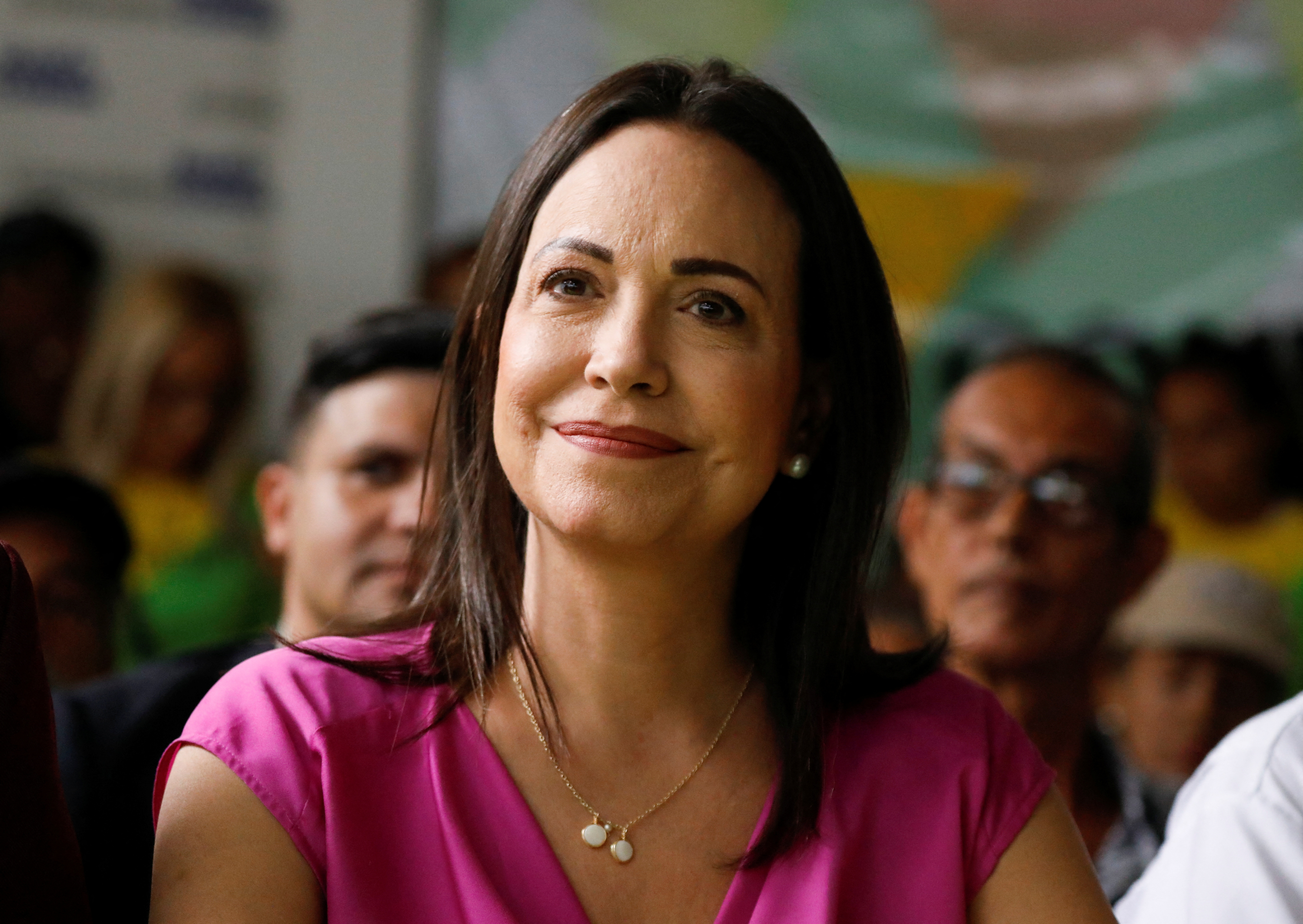 Maria Corina Machado, candidate of the Vente Venezuela party for the opposition primary, attends a press conference, in Caracas, Venezuela September 6, 2023. REUTERS/Leonardo Fernandez Viloria