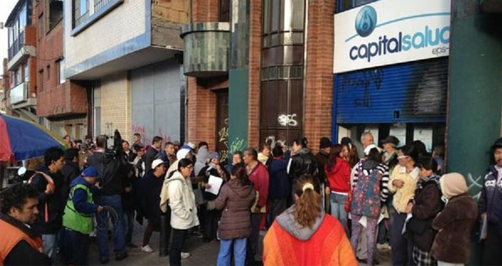 EPS Capital Salud, en Bogotá.