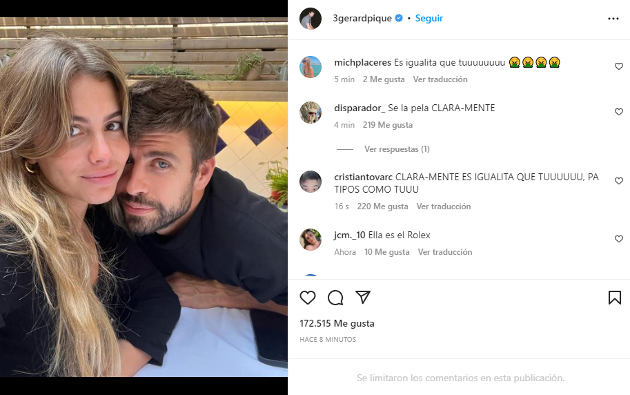 Piqué y Clara Chía: estas fueron las reacciones y los memes que dejó su  primera foto en Instagram