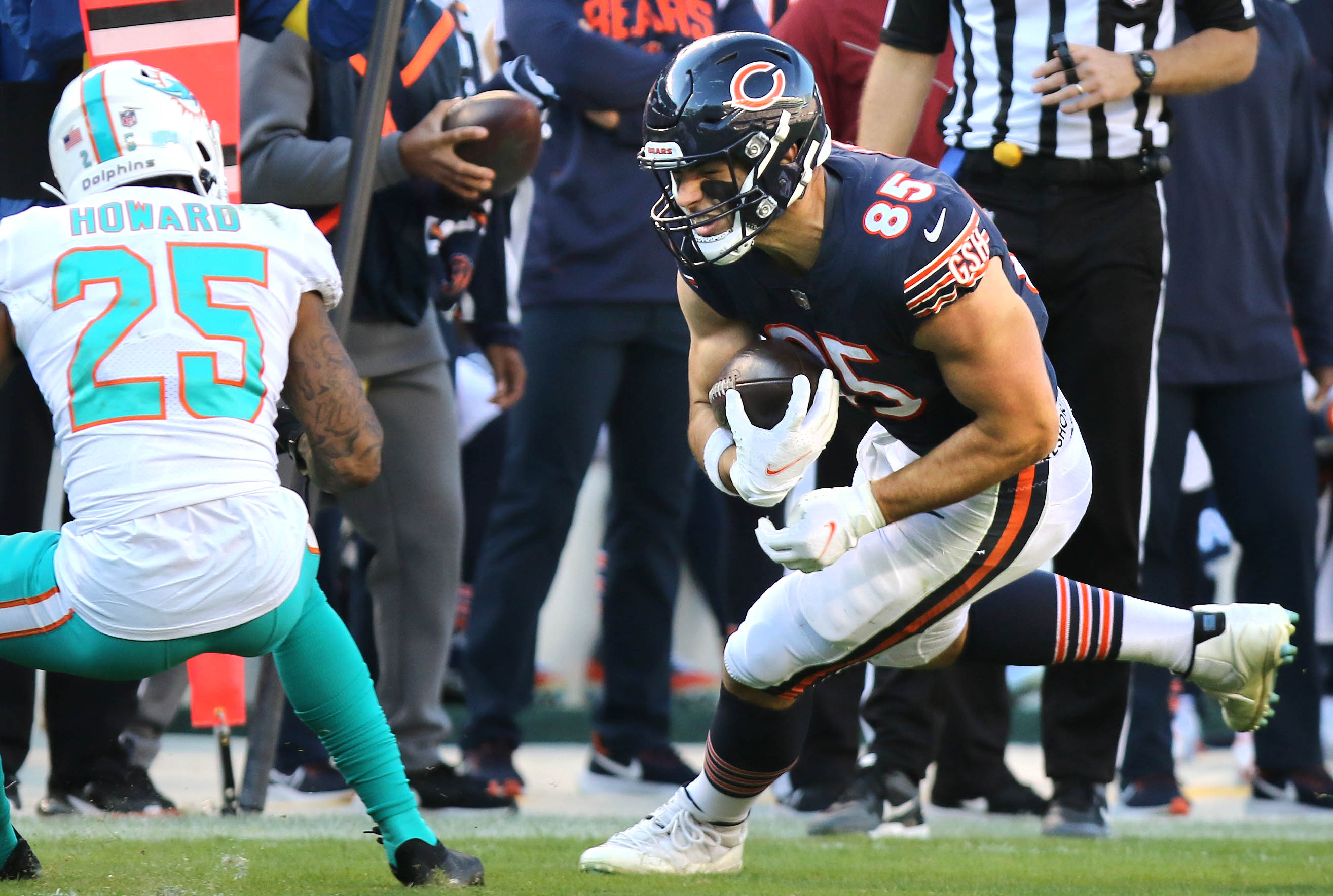 Bears' Cole Kmet executes well-timed group touchdown celebration – NBC  Sports Chicago