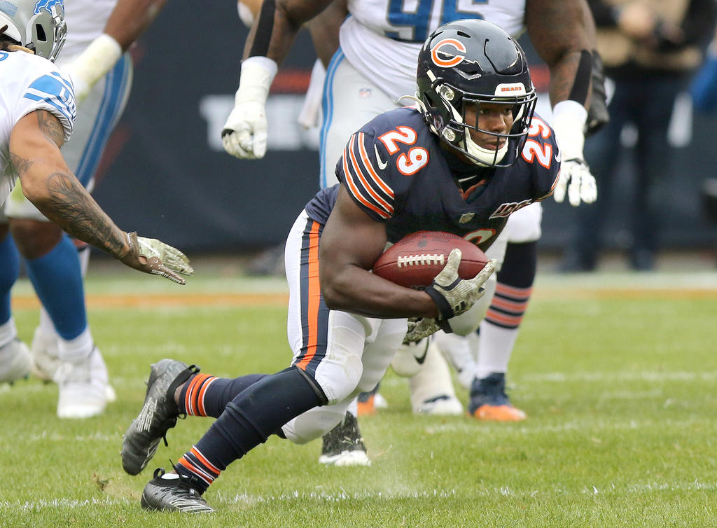 Tarik Cohen is the Bears' 2021 Ed Block Courage Award Winner