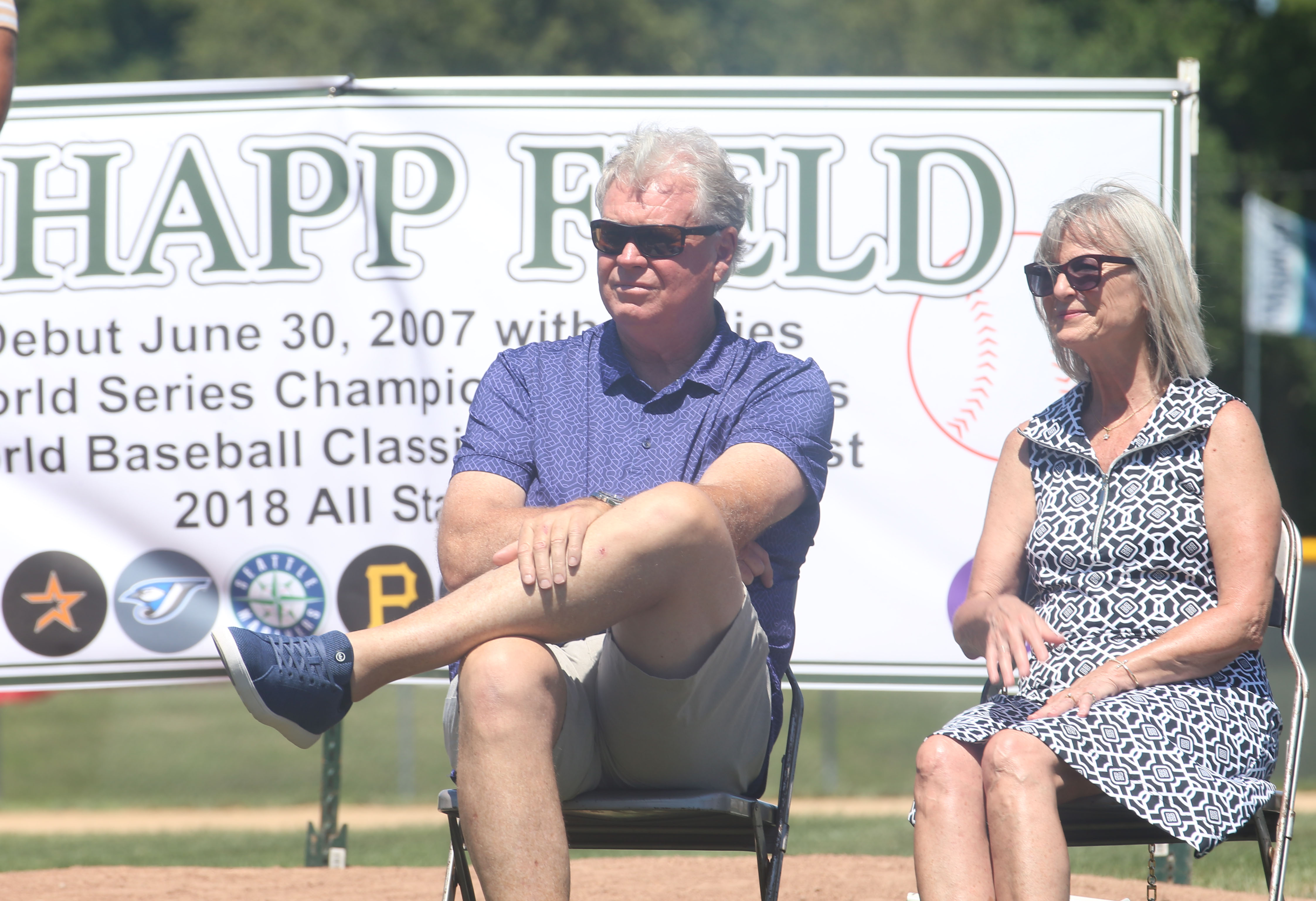 Photos: Peru honors its native son J.A. Happ with field dedication – Shaw  Local