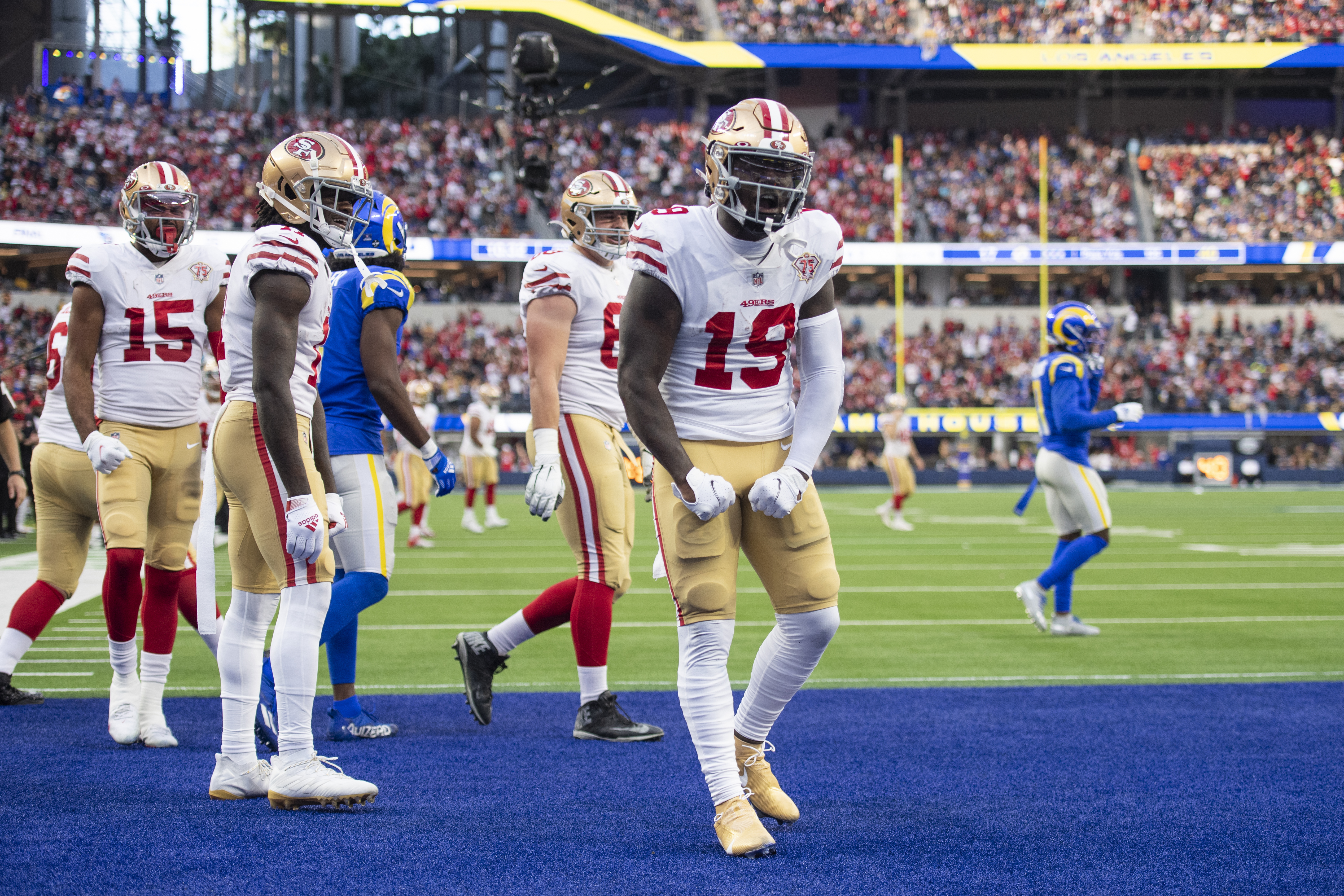 Deebo Samuel rushing, receiving yards prop, touchdown prop for Monday night  vs. Los Angeles Rams – Shaw Local