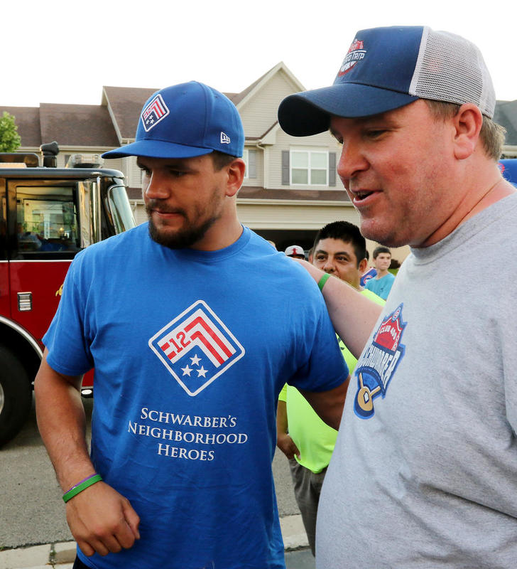 Kyle Schwarber and Club 400 help raise money for Neighborhood Heroes -  Bleed Cubbie Blue