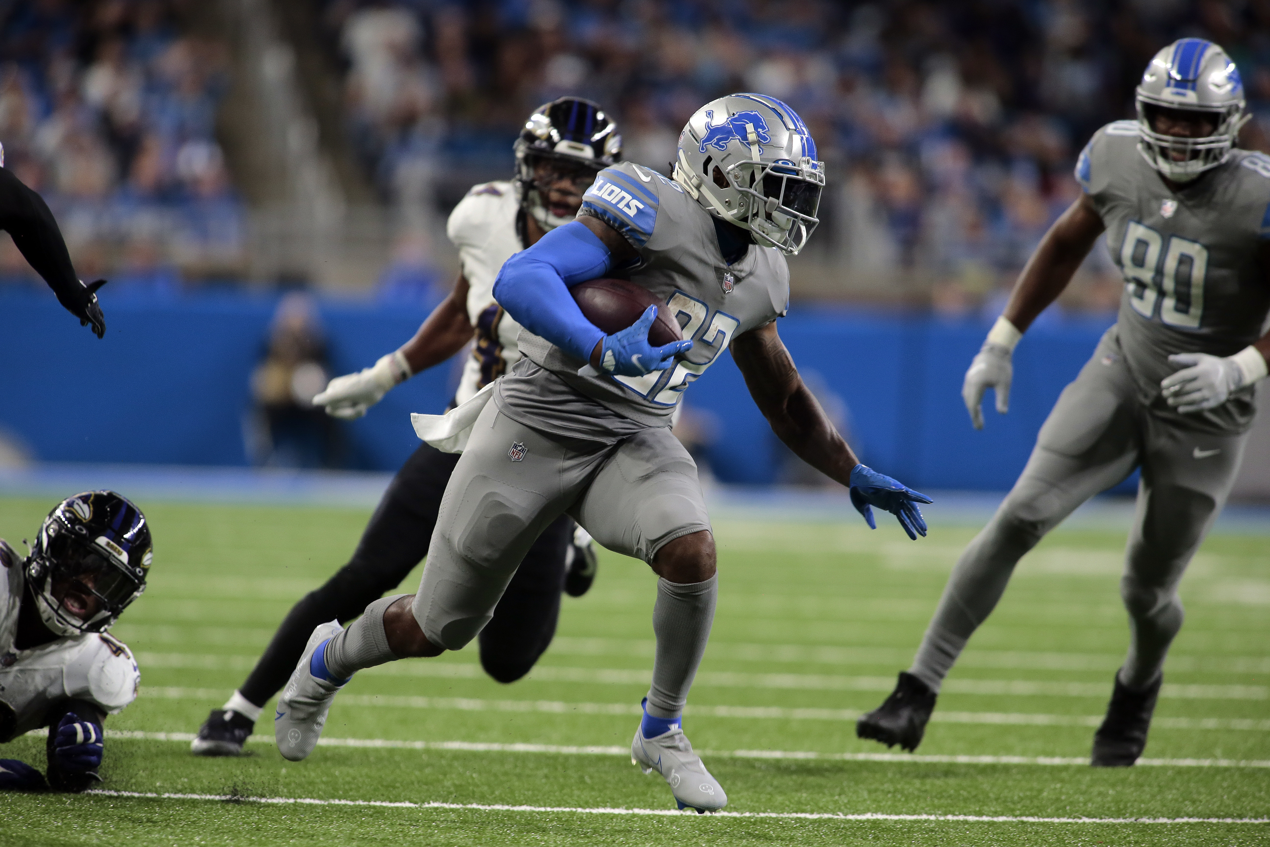 Detroit Lions: Rookies spark running game resurgence