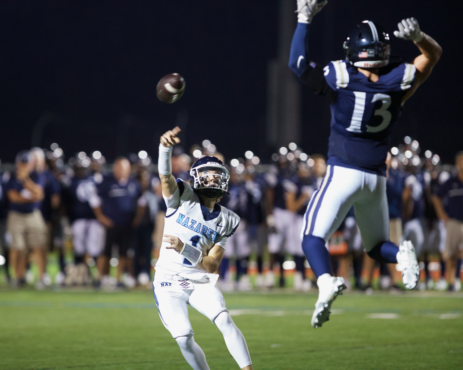 Images: Rolling Meadows vs. Nazareth Academy football