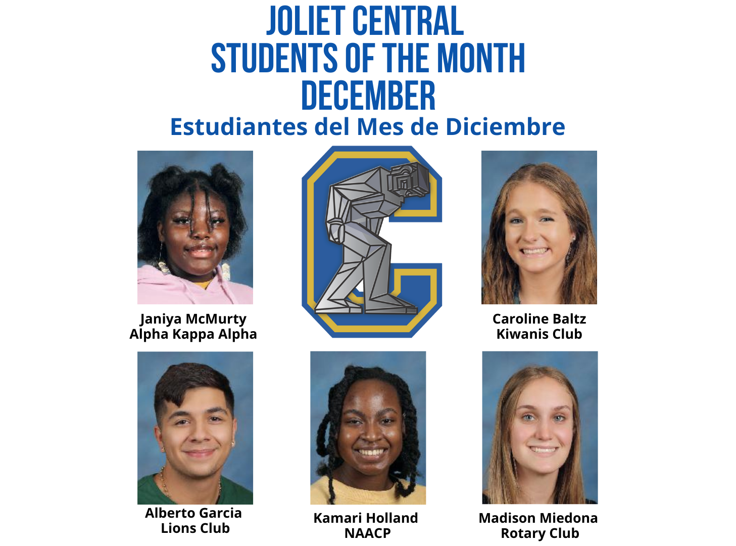 District 204 in Joliet announces its students of the month for December  2021 – Shaw Local