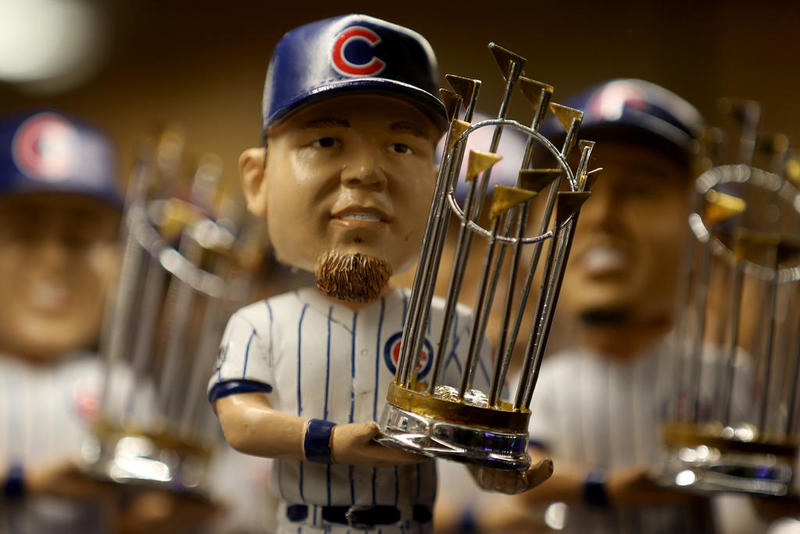 Kyle Schwarber Chicago Cubs 2016 World Series Bobblehead MLB at