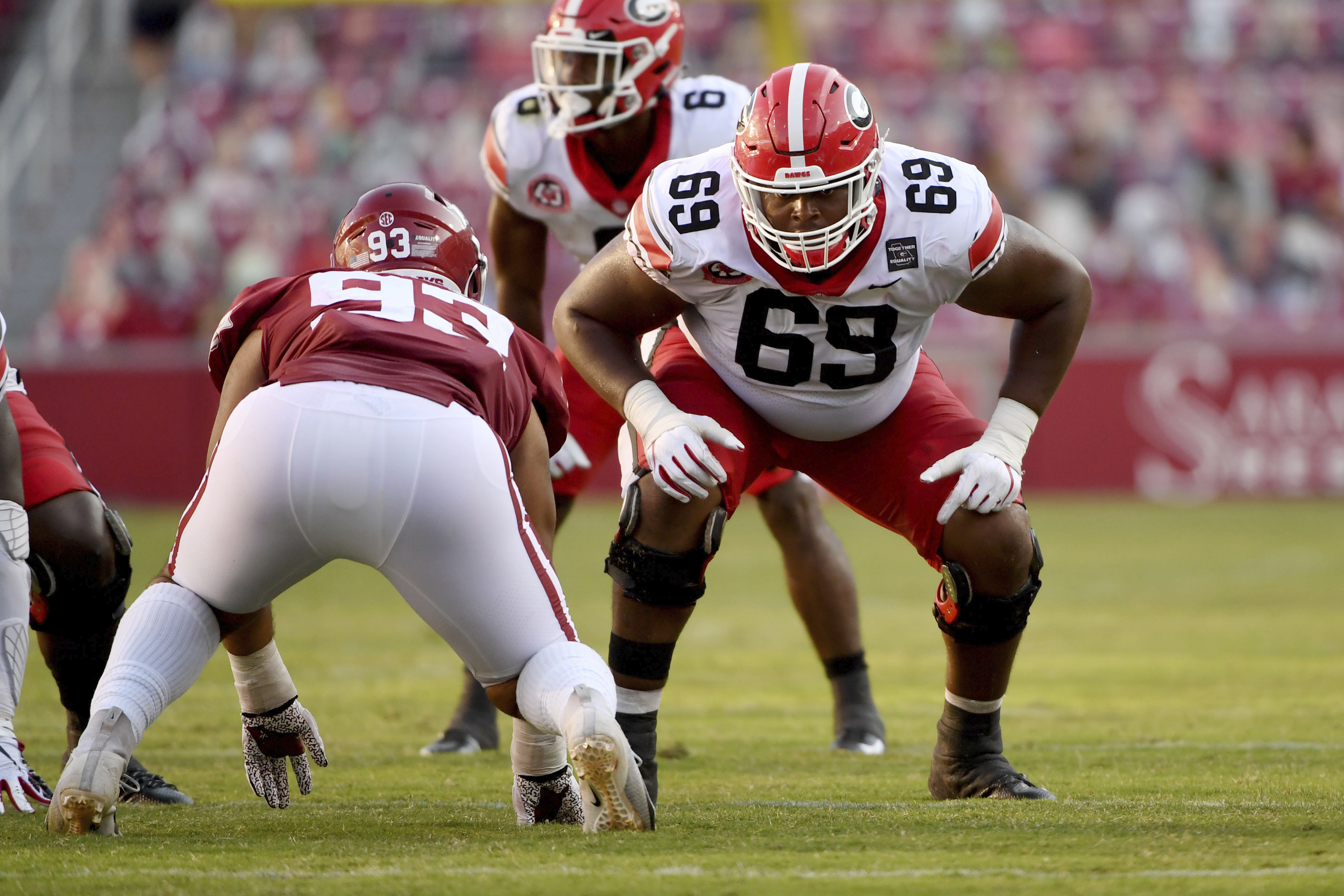 2022 NFL Draft: offensive lineman Jamaree Salyer, Georgia, Round 6