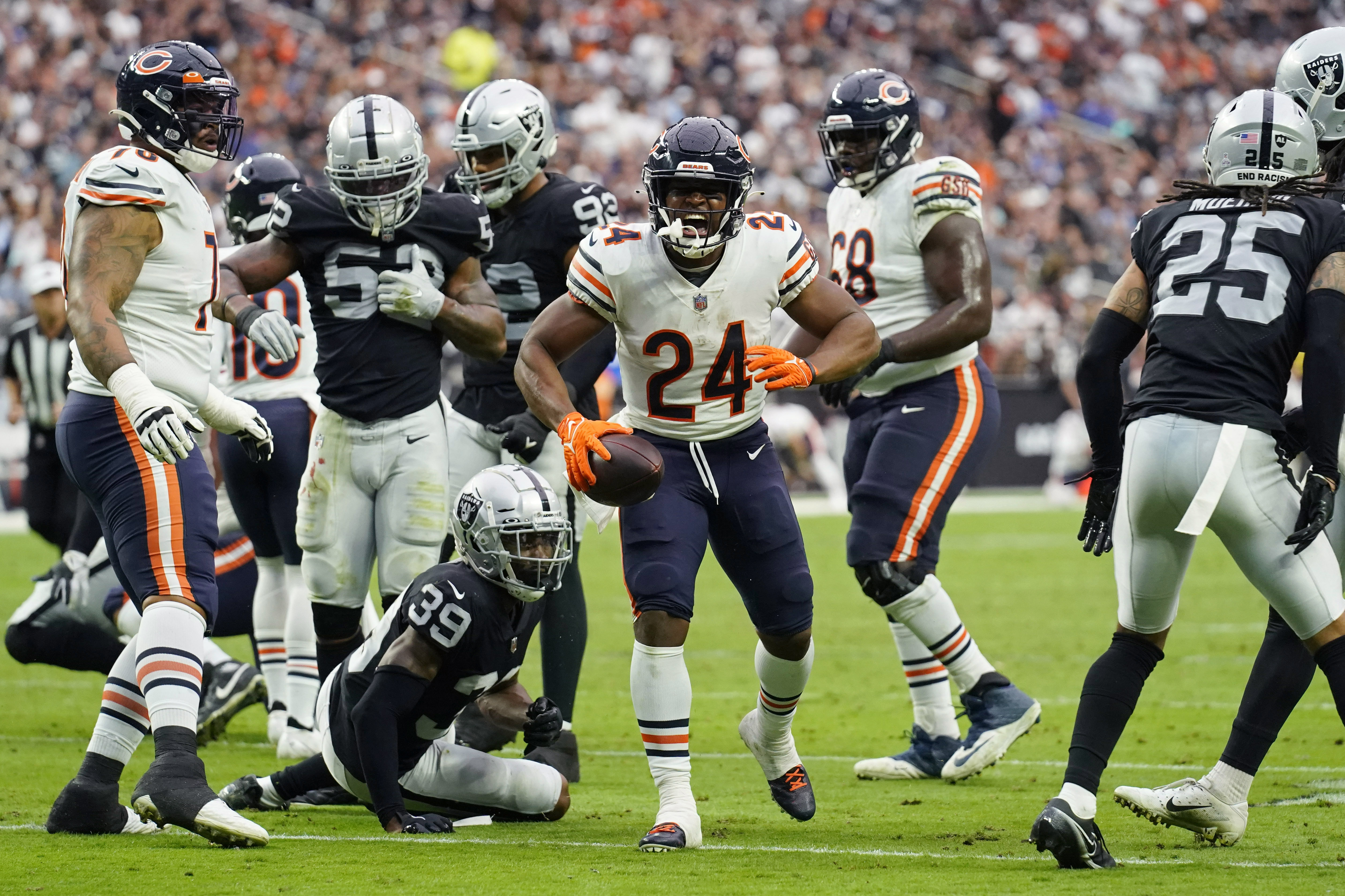 Bears' Khalil Herbert on competition at running back: 'Obviously