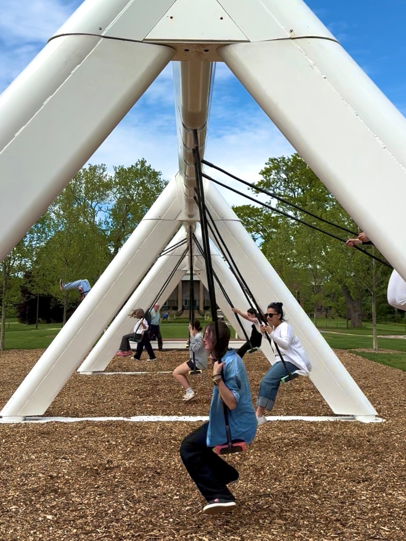 Cantigny debuts new interactive musical swings, outdoor art