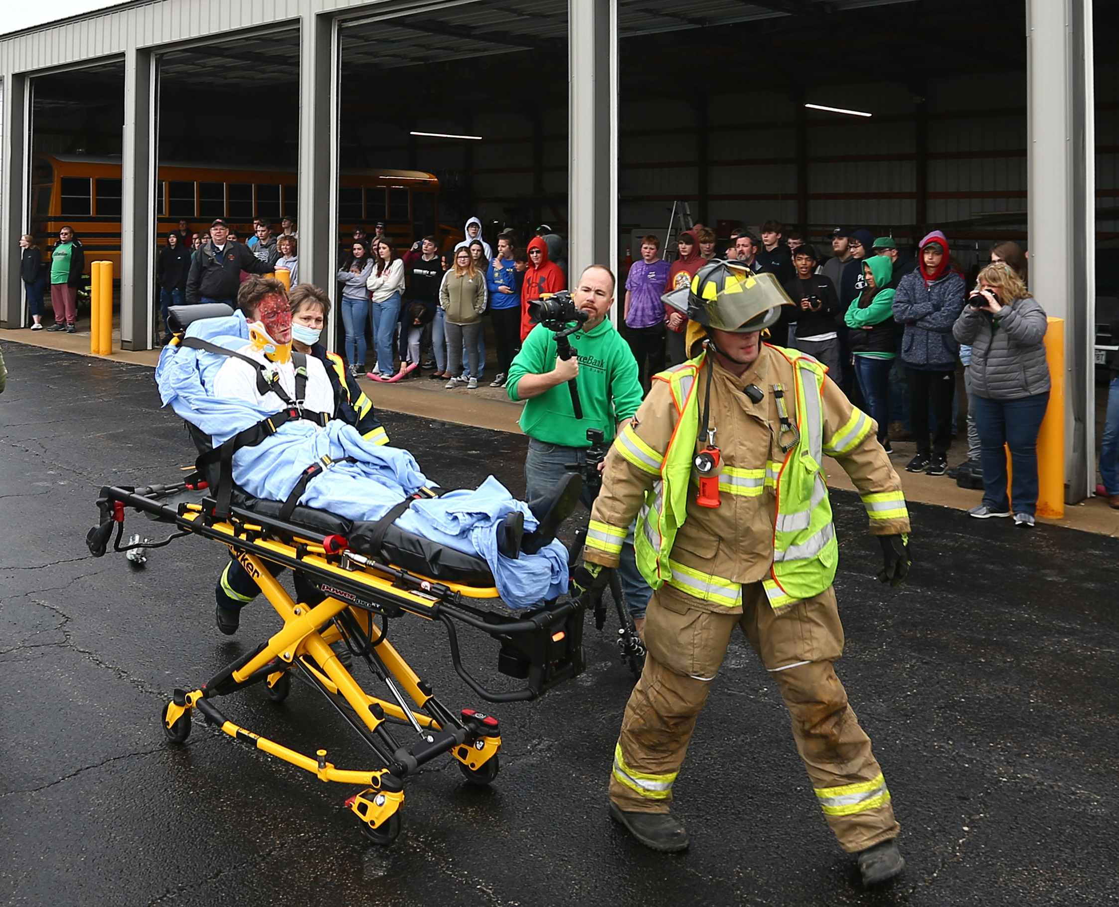 Leland High School hosts mock prom disaster drill to hit home safety lesson  – Shaw Local